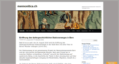 Desktop Screenshot of mennonitica.ch